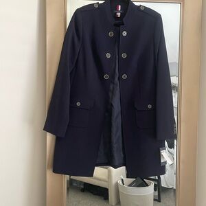 NWT Tommy Hilfiger - Navy Double-Breasted Coat